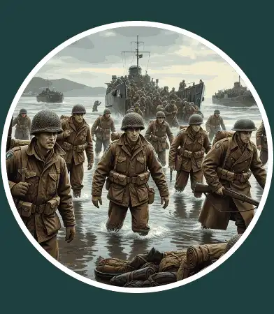 Imagen del desembarco