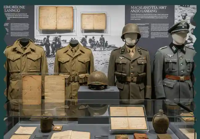 Foto de los uniformes expuestos