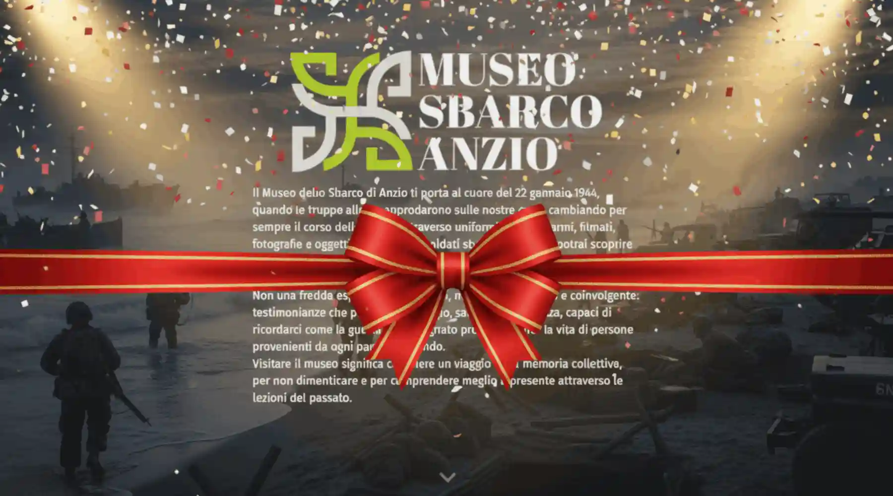 Le nouveau site inauguré con un ruban et un nœud rouge