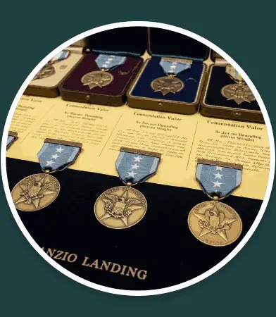 Foto de las medallas de honor